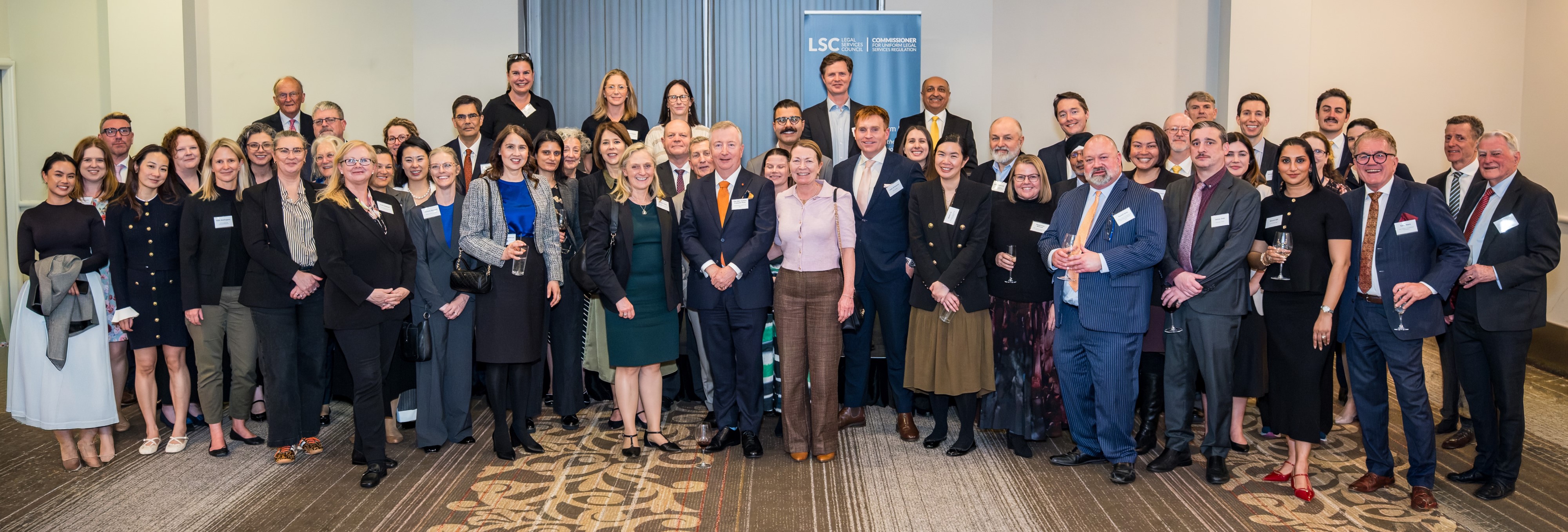 Uniform Law Conference 2026 attendees standing together in a group photo