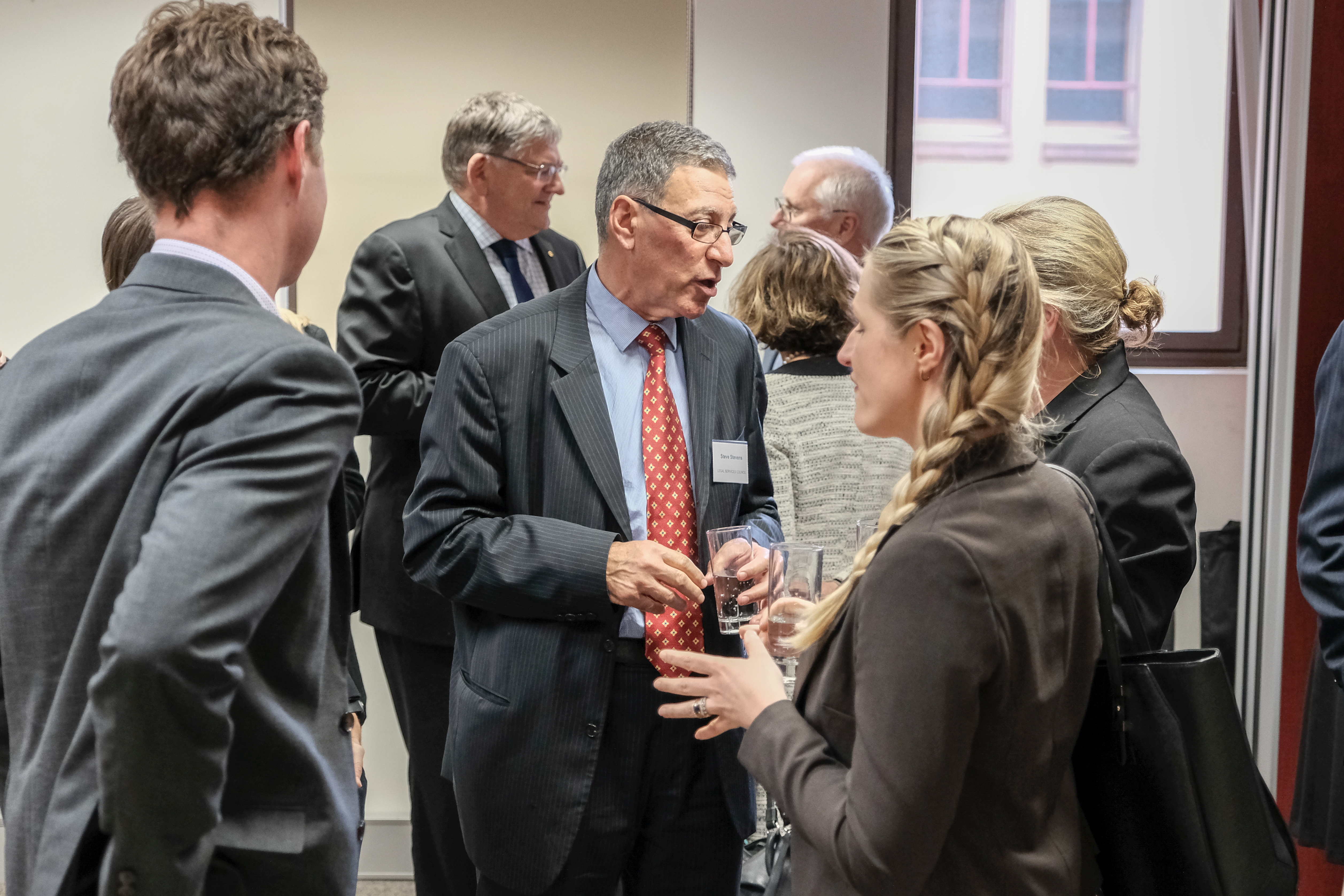 Guests and members of LSC Council engaged in conversation.