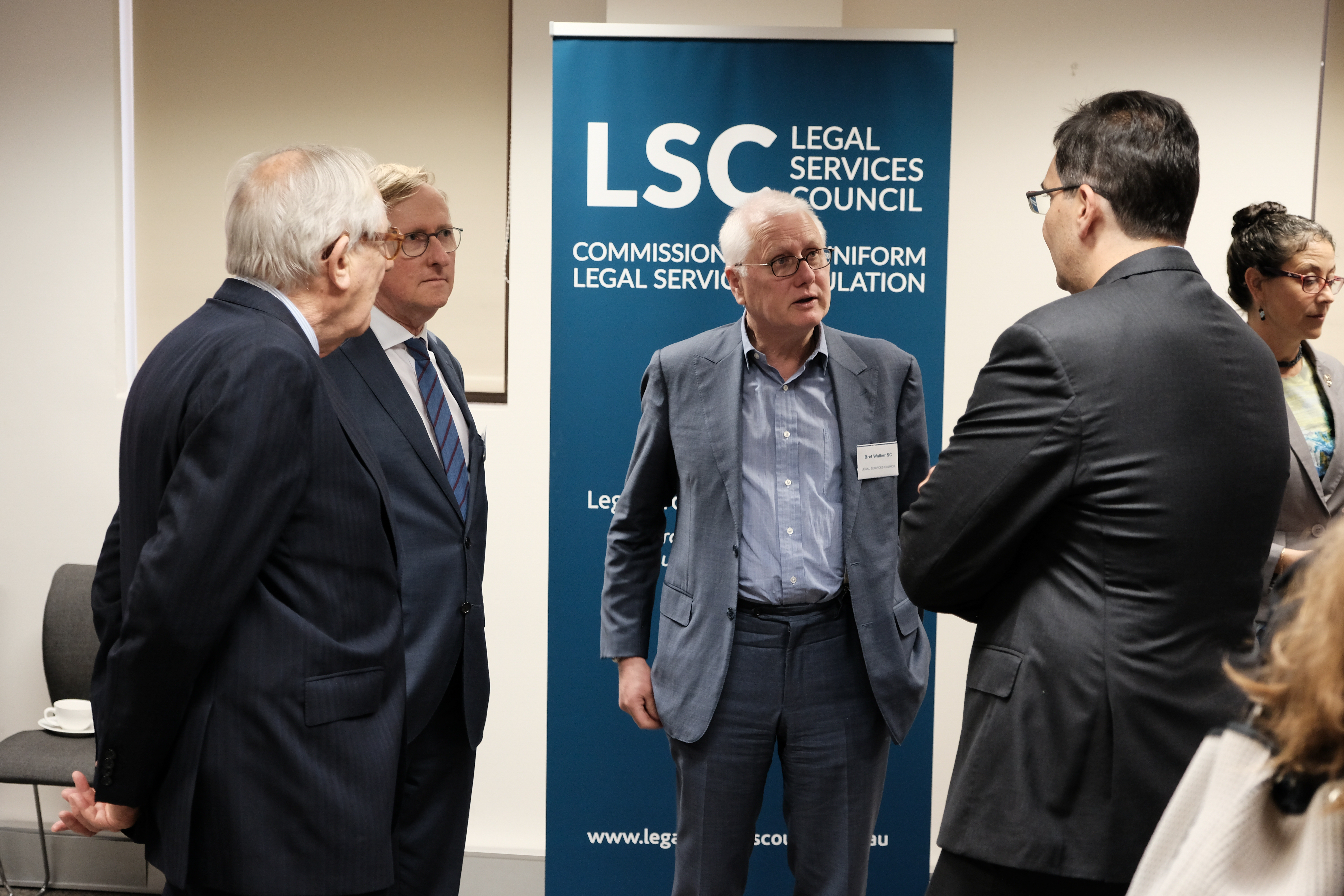 Guests and members of LSC Council engaged in conversation.