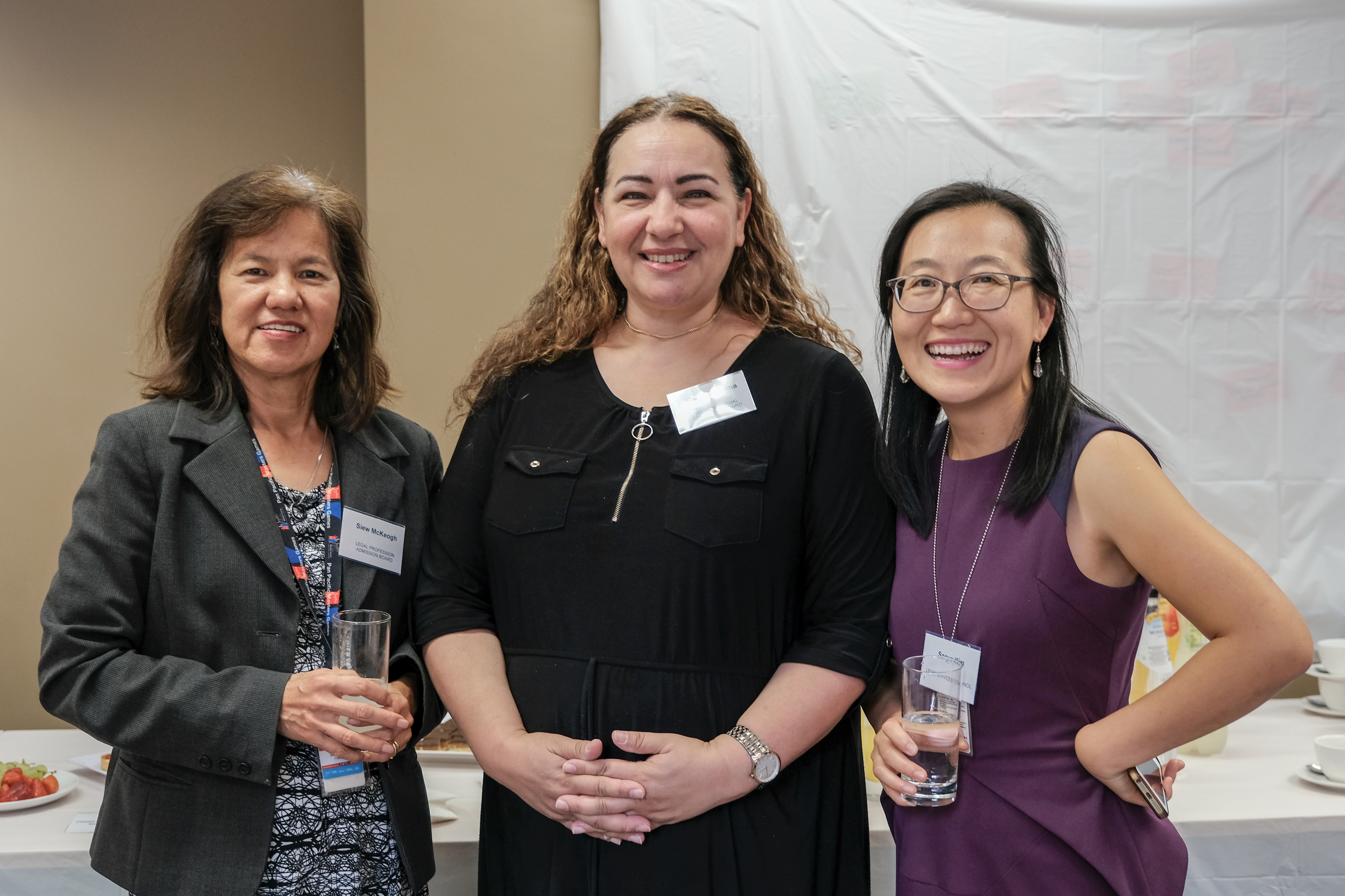 Guests and members of LSC Council smiling at the camera.