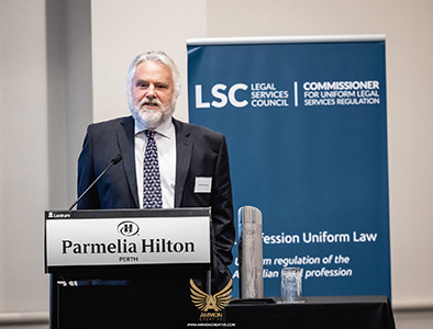 One of the guests speaking at the summit.